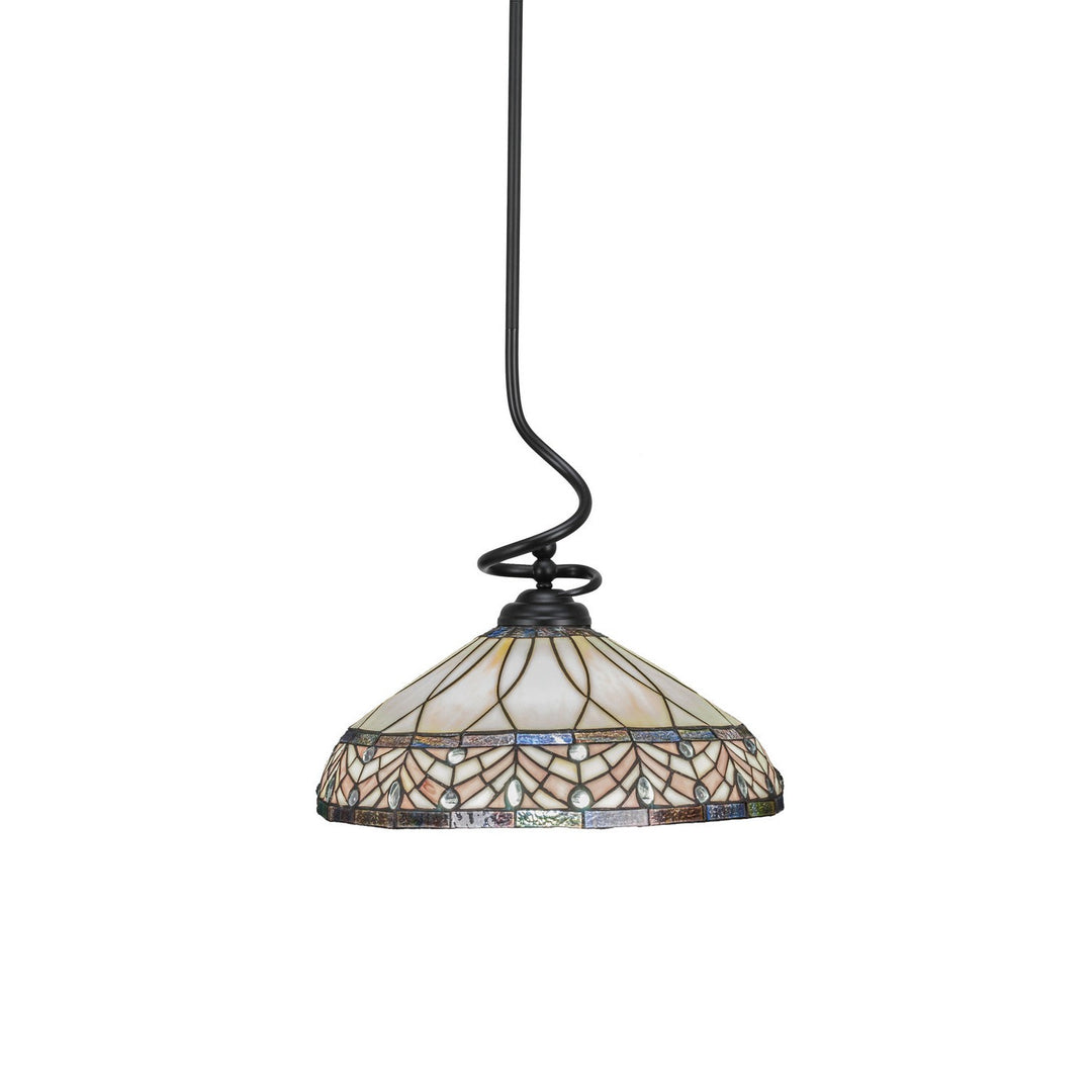Toltec Capri 900-mb-948 Pendant Light - Matte Black