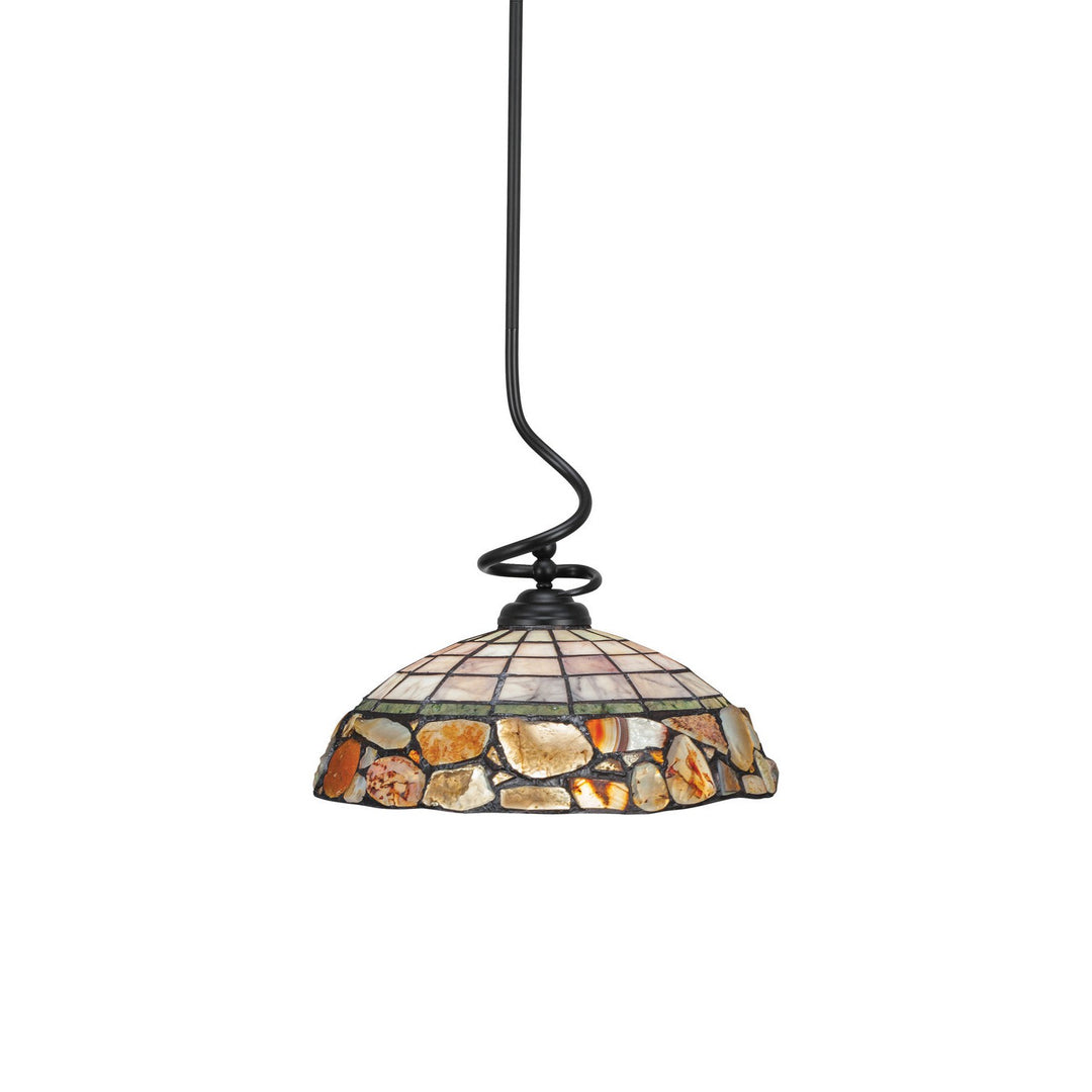 Toltec Capri 900-mb-973 Pendant Light - Matte Black