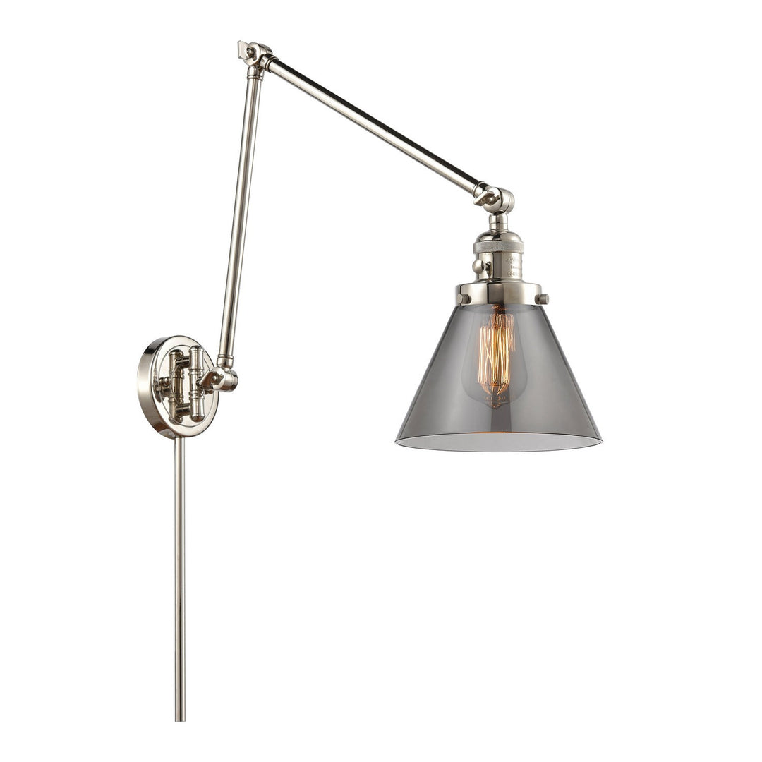Innovations Lighting 238-PN-G43 Modern Franklin Restoration Lamp Polished Nickel