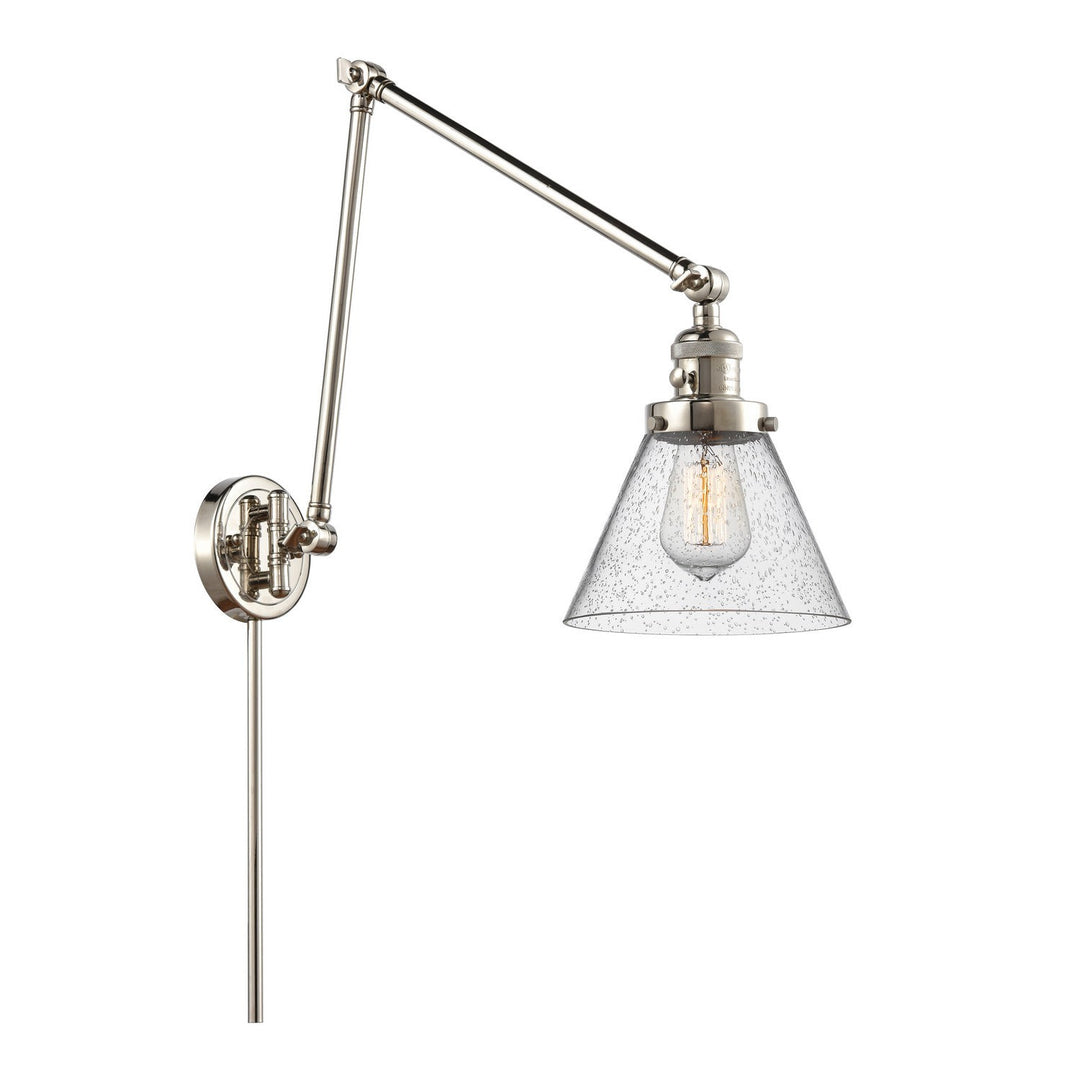 Innovations Lighting 238-PN-G44-LED Modern Franklin Restoration Lamp Polished Nickel