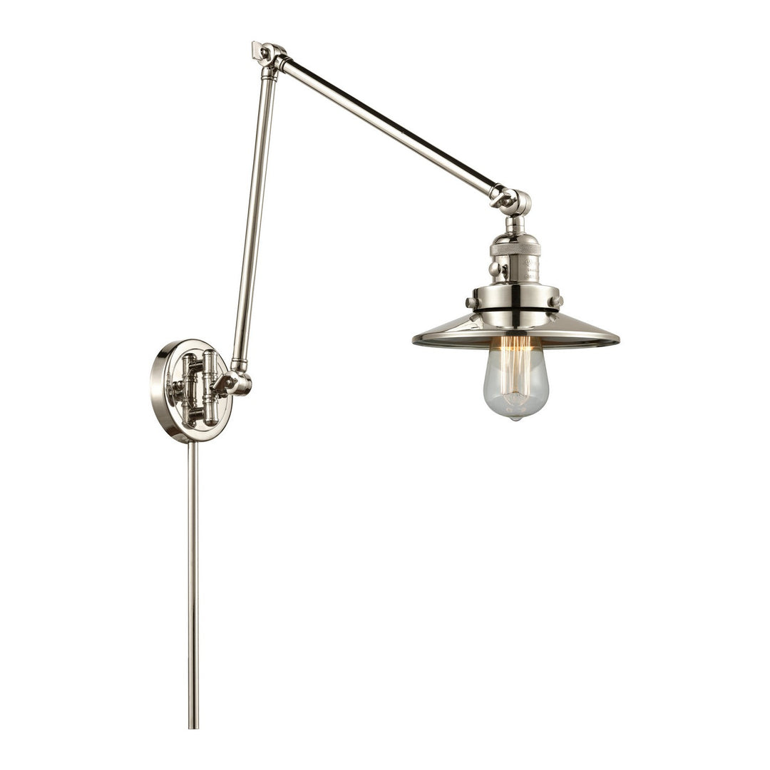 Innovations Lighting 238-PN-M1  Franklin Restoration Lamp Polished Nickel
