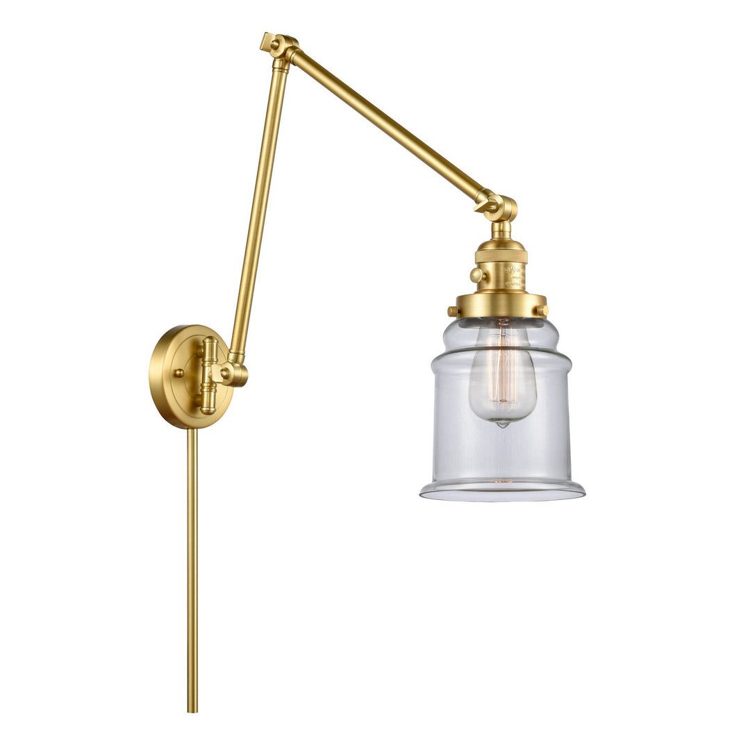 Innovations Lighting 238-SG-G182  Franklin Restoration Lamp Satin Gold