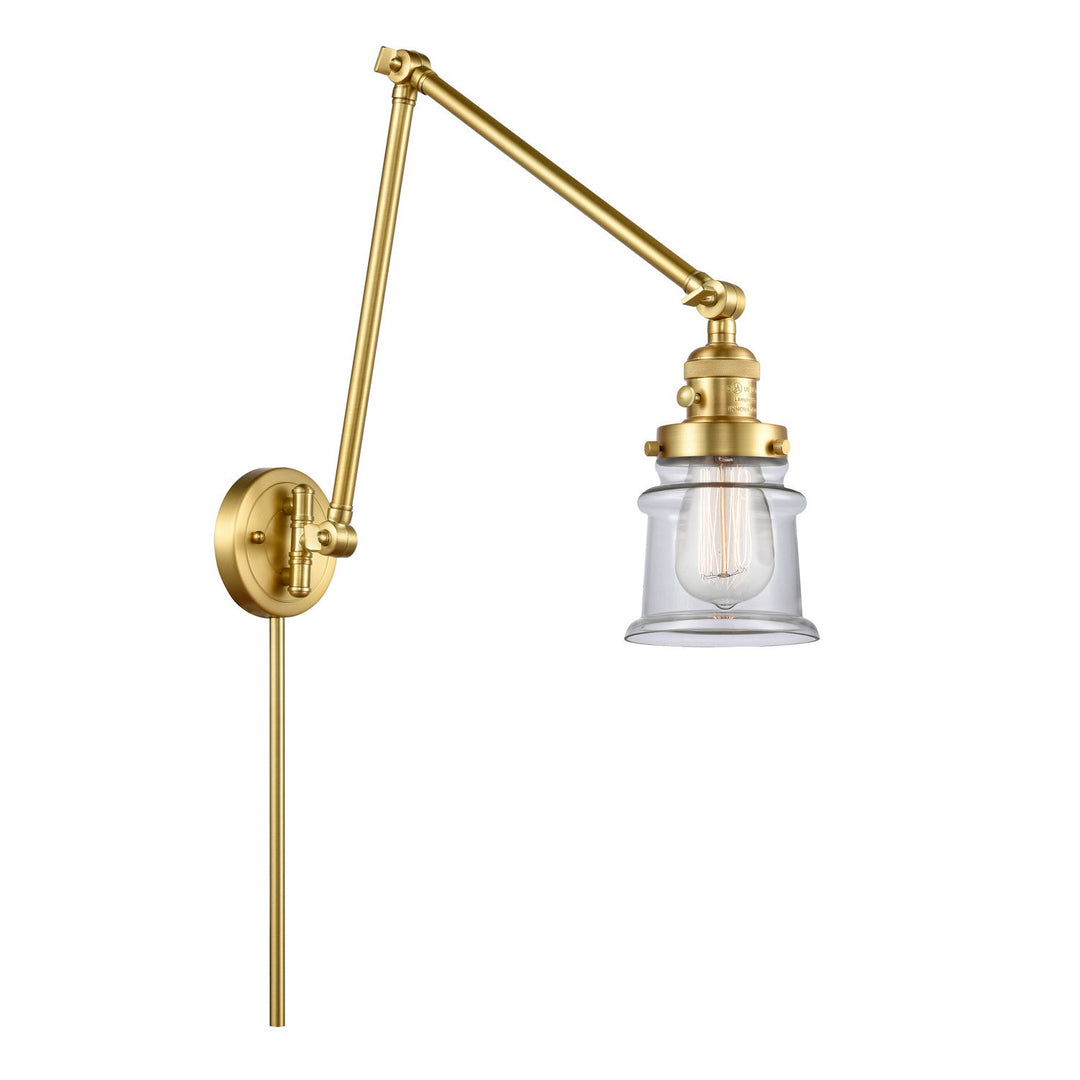 Innovations Lighting 238-SG-G182S  Franklin Restoration Lamp Satin Gold