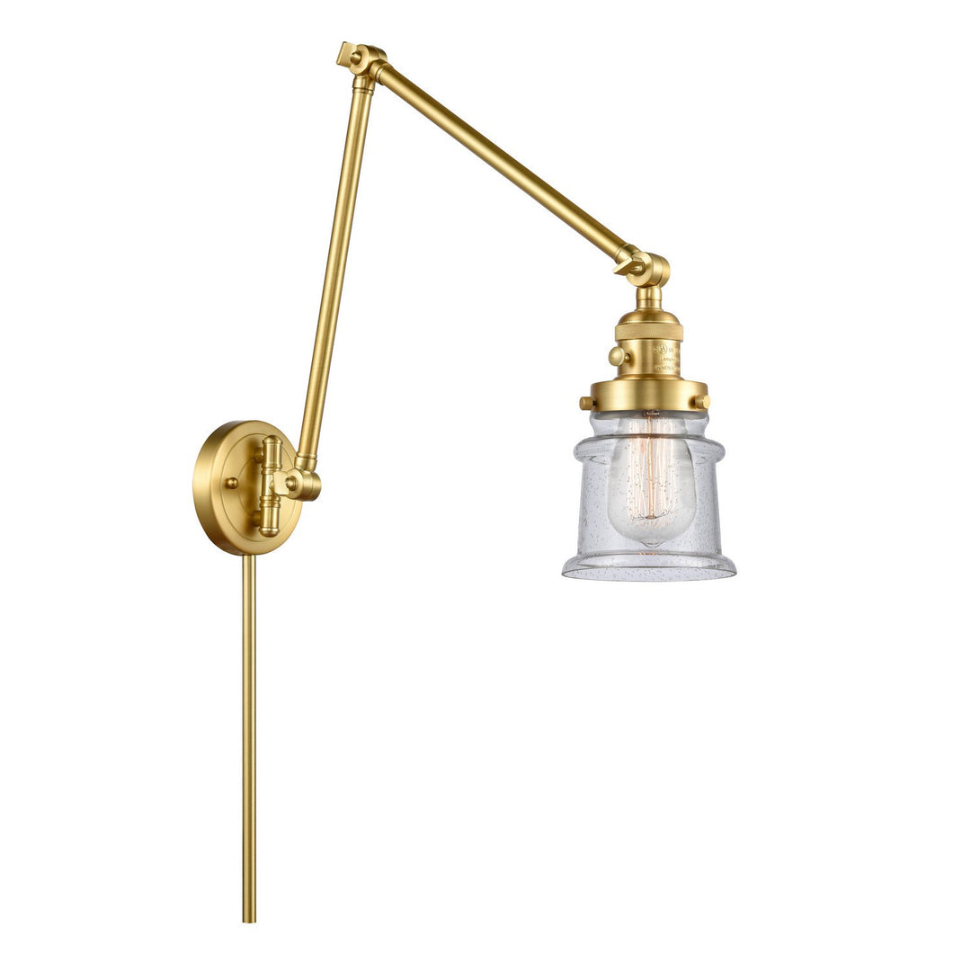 Innovations Lighting 238-SG-G184S  Franklin Restoration Lamp Satin Gold