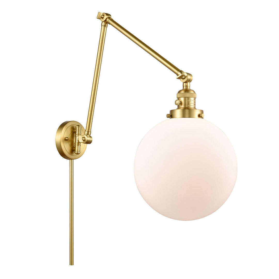 Innovations Lighting 238-SG-G201-10  Franklin Restoration Lamp Satin Gold