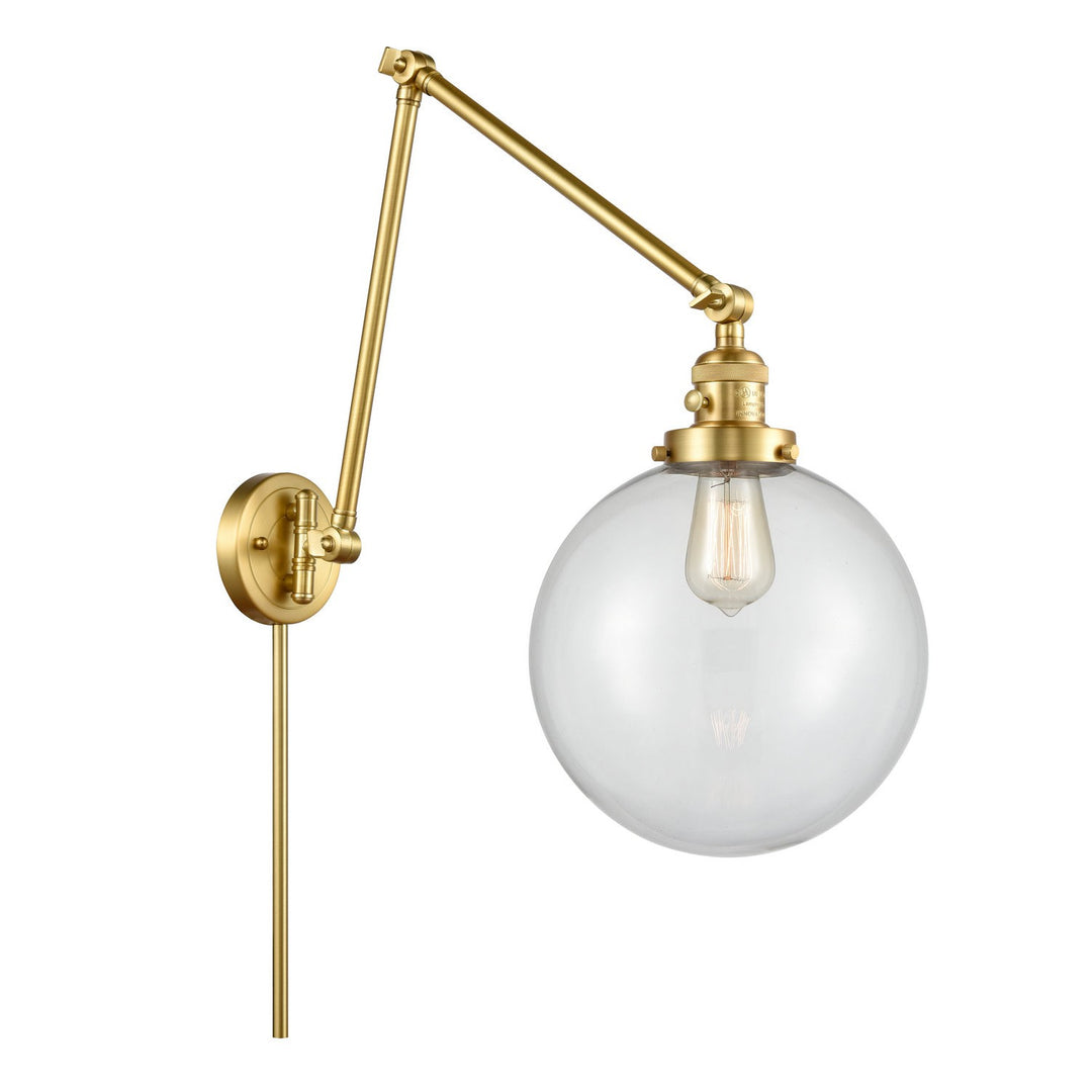 Innovations Lighting 238-SG-G202-10  Franklin Restoration Lamp Satin Gold