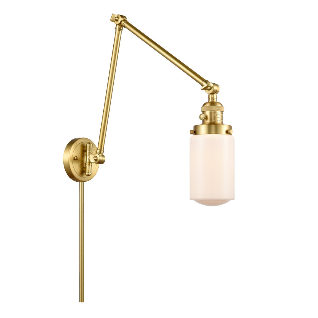 Innovations Lighting 238-SG-G311  Franklin Restoration Lamp Satin Gold