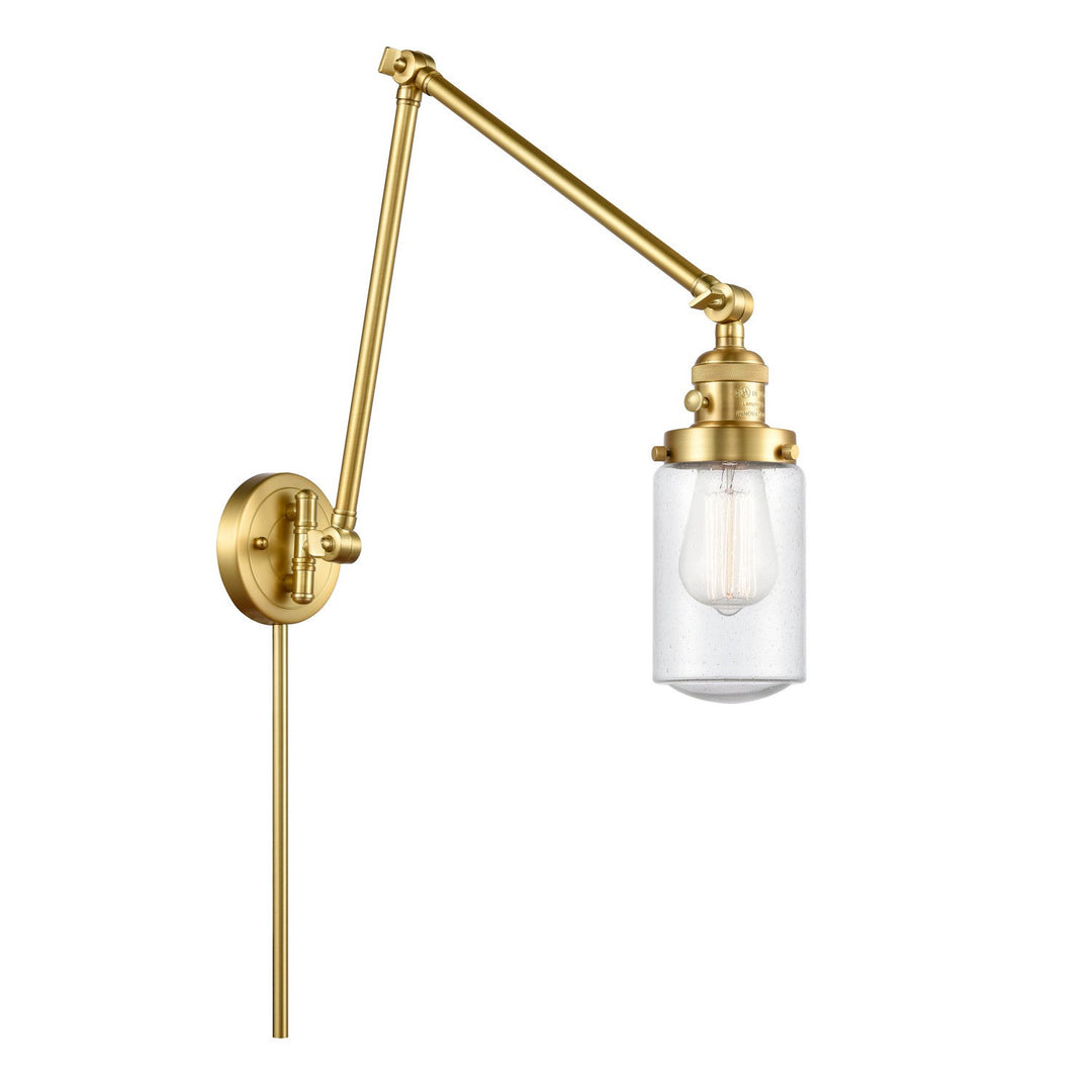 Innovations Lighting 238-SG-G314  Franklin Restoration Lamp Satin Gold