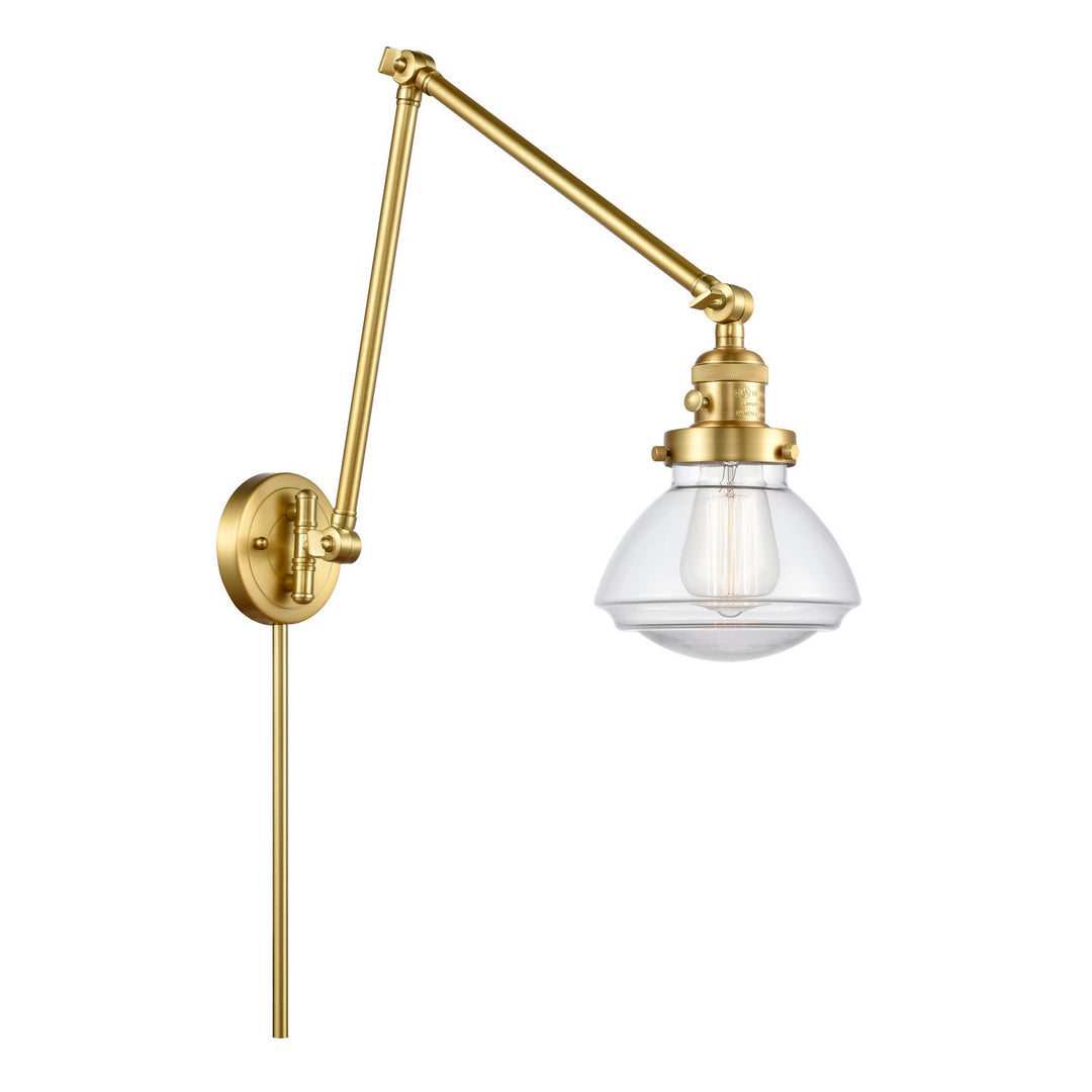 Innovations Lighting 238-SG-G322  Franklin Restoration Lamp Satin Gold