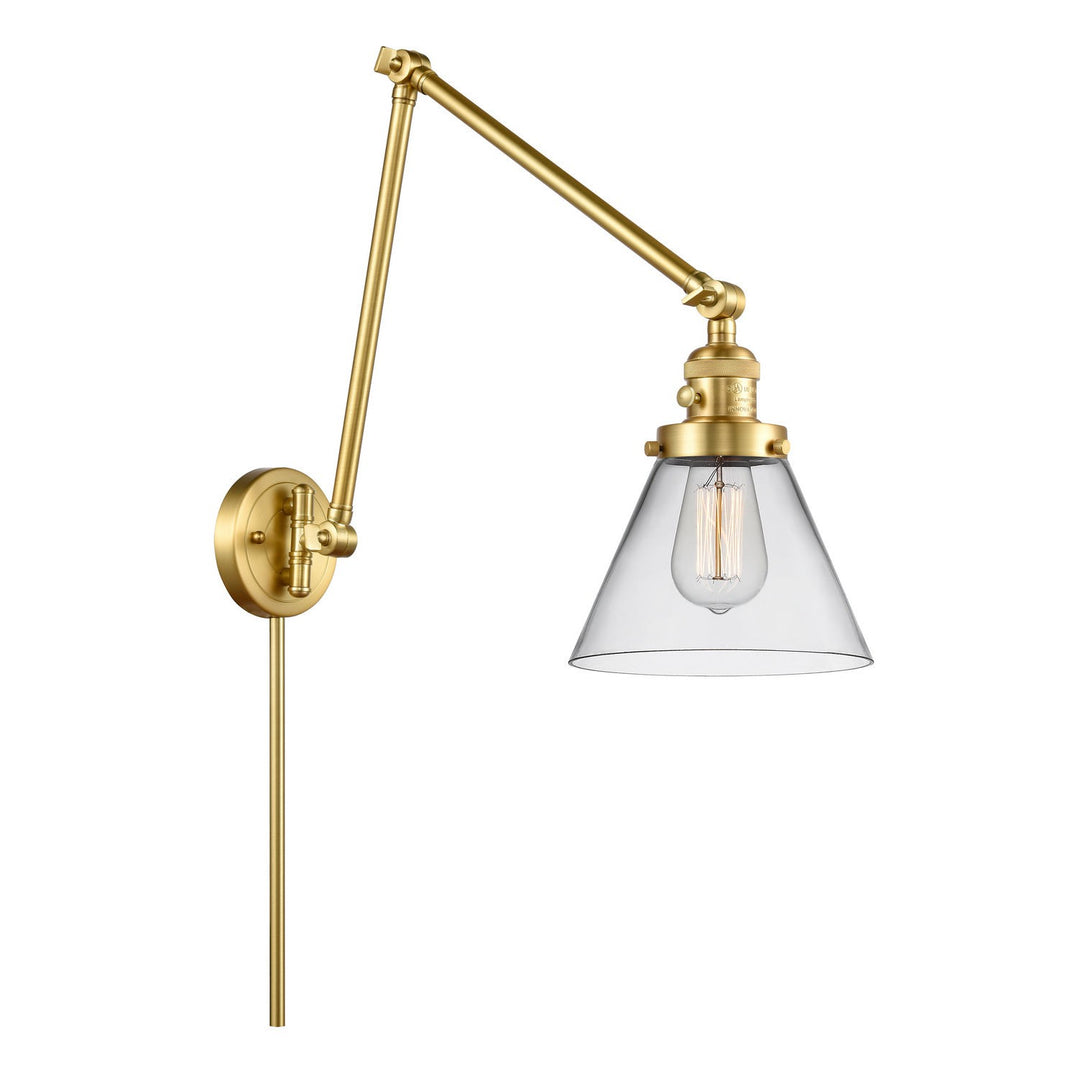 Innovations Lighting 238-SG-G42 Modern Franklin Restoration Lamp Satin Gold