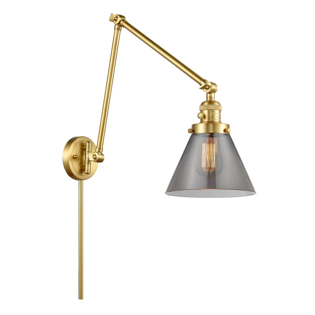 Innovations Lighting 238-SG-G43 Modern Franklin Restoration Lamp Satin Gold