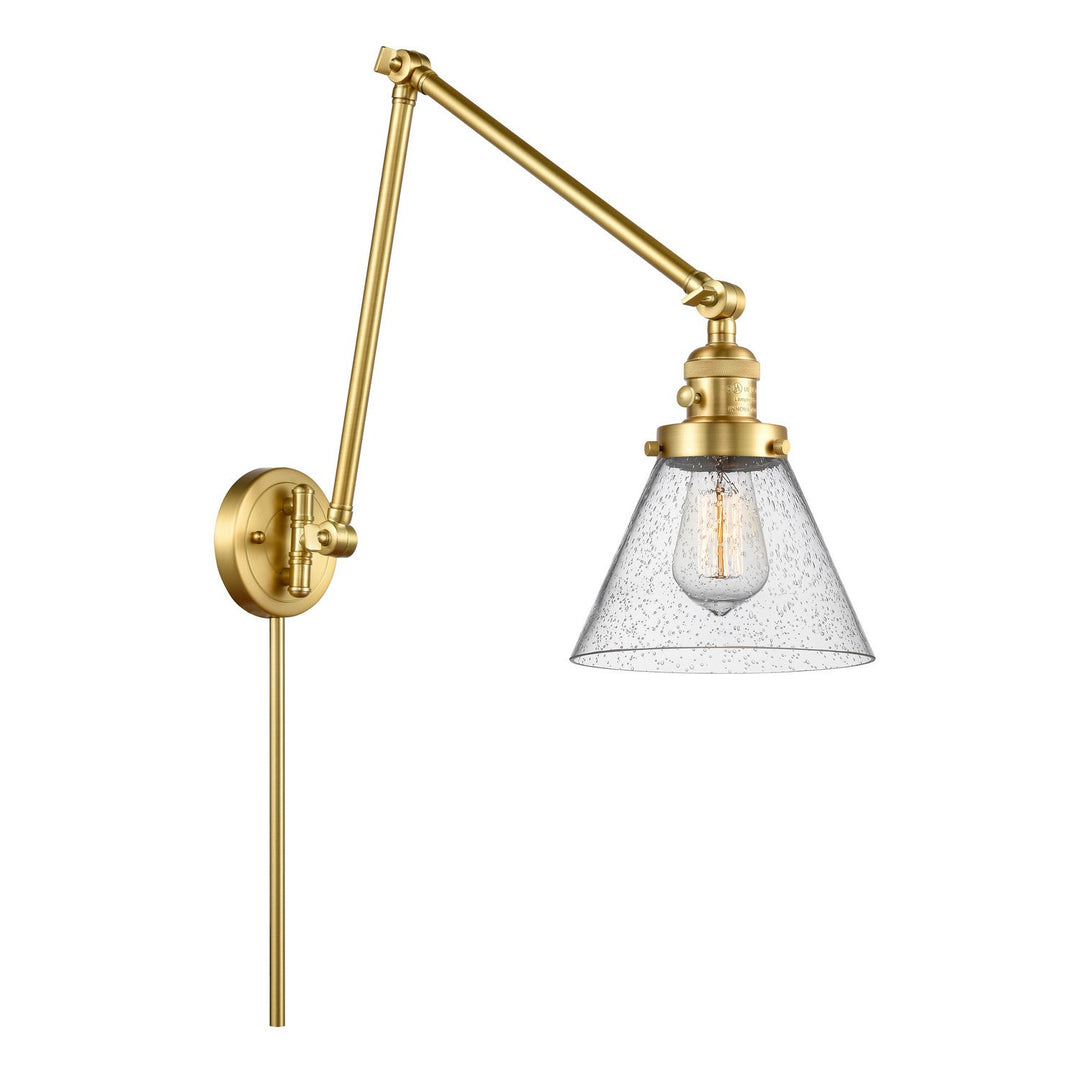 Innovations Lighting 238-SG-G44 Modern Franklin Restoration Lamp Satin Gold