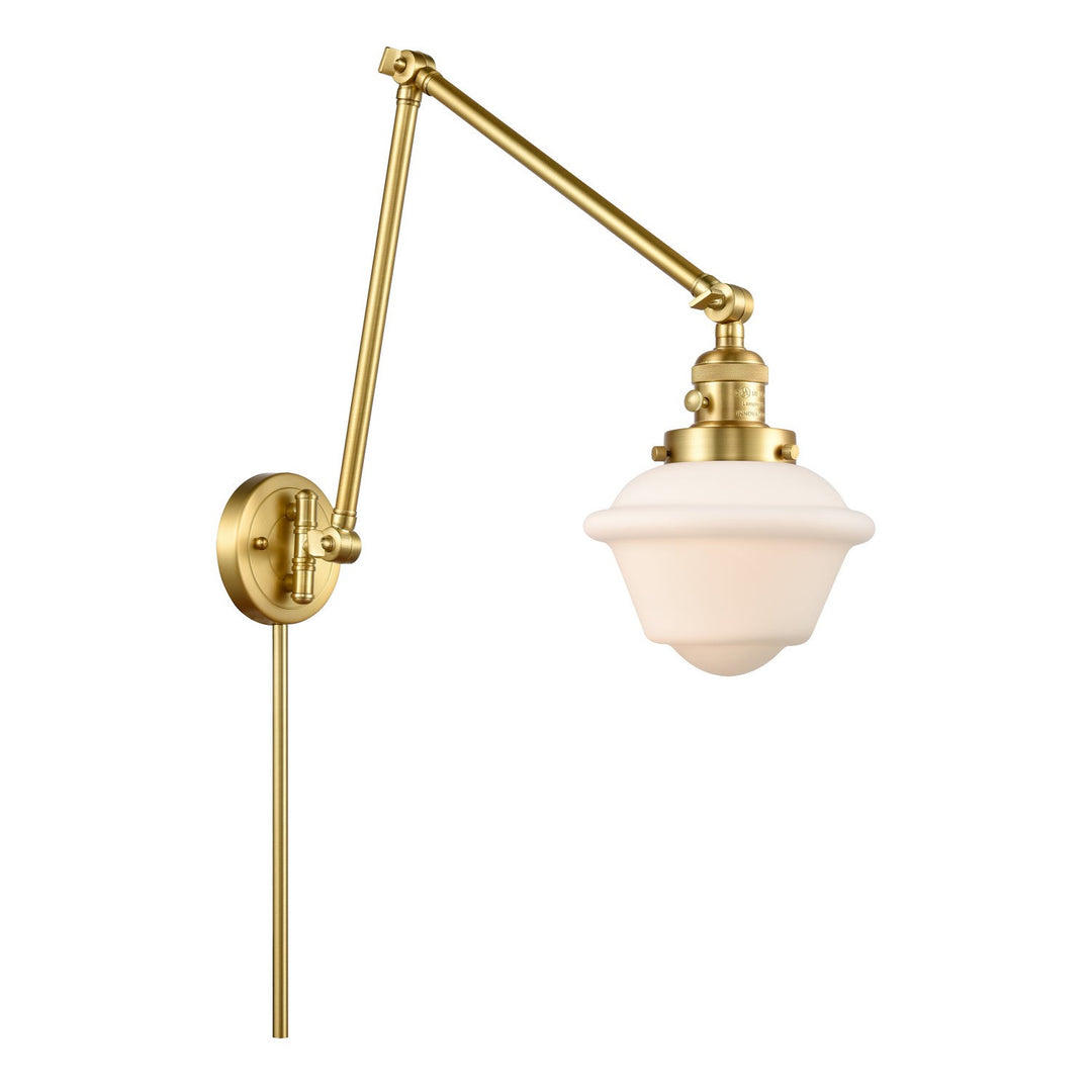 Innovations Lighting 238-SG-G531  Franklin Restoration Lamp Satin Gold