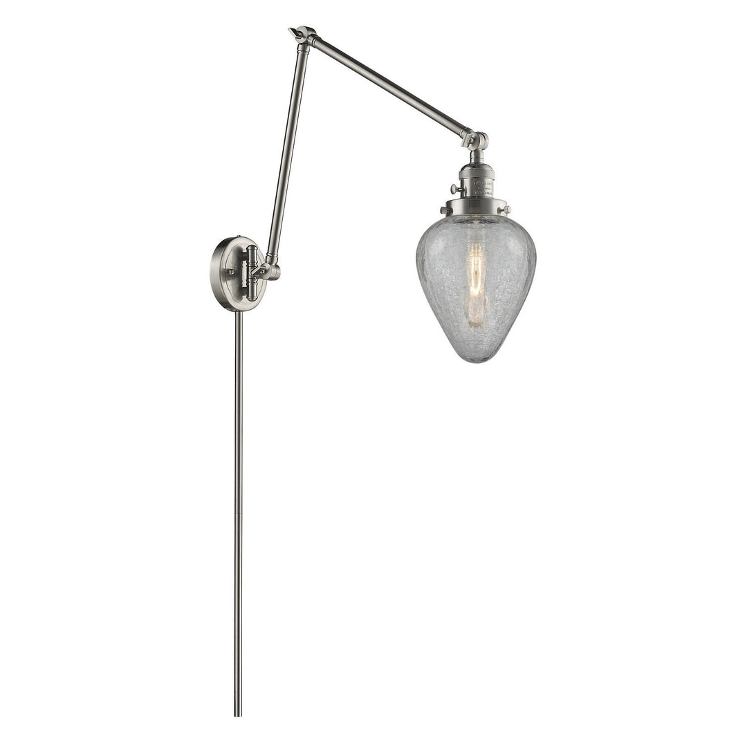 Innovations Lighting 238-SN-G165  Franklin Restoration Lamp Brushed Satin Nickel