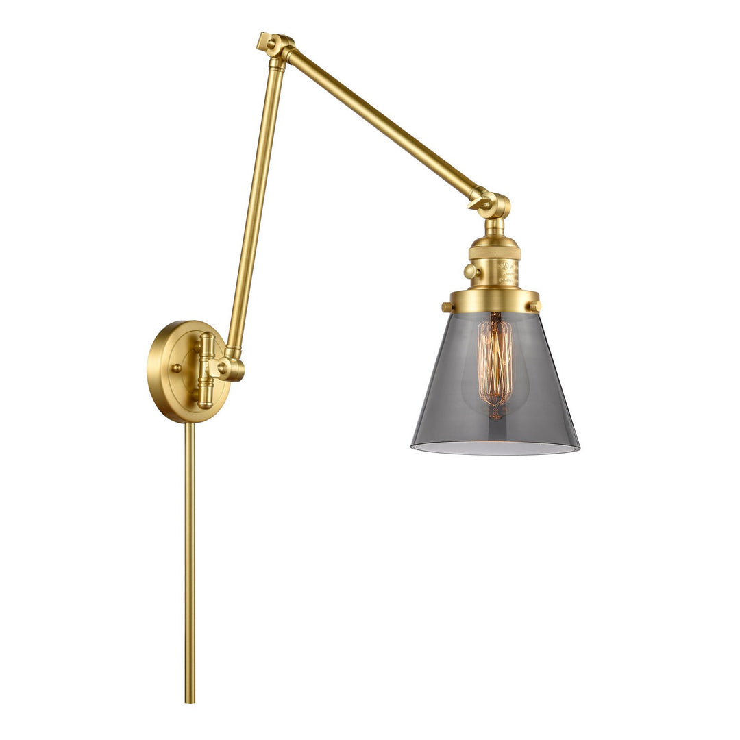 Innovations Lighting 238-SG-G63 Modern Franklin Restoration Lamp Satin Gold