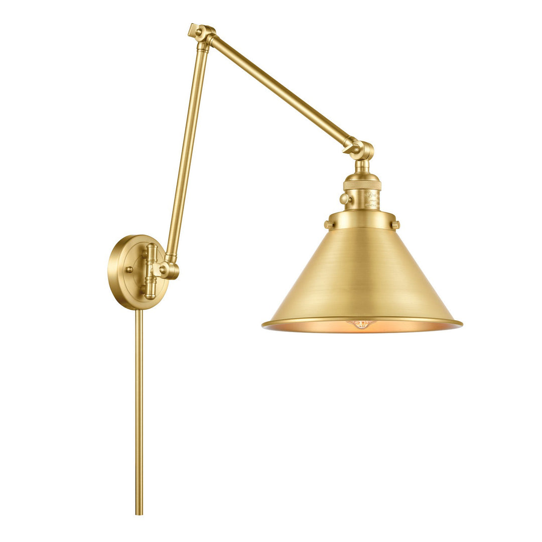 Innovations Lighting 238-SG-M10-SG  Franklin Restoration Lamp Satin Gold