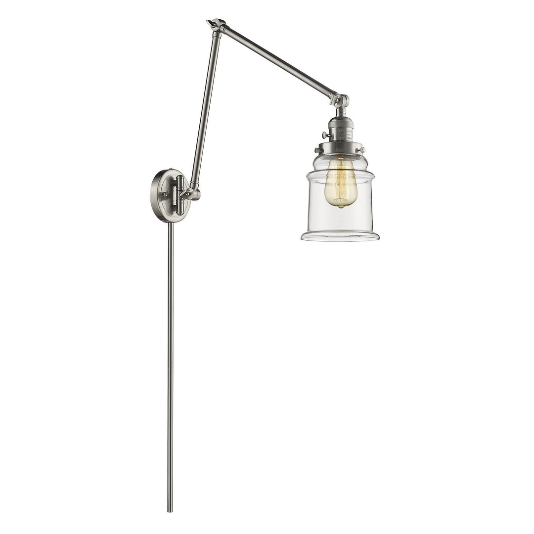 Innovations Lighting 238-SN-G182-LED  Franklin Restoration Lamp Brushed Satin Nickel