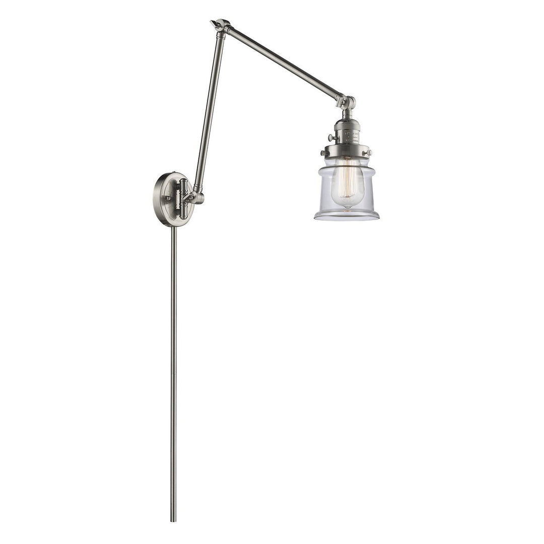 Innovations Lighting 238-SN-G182S-LED  Franklin Restoration Lamp Brushed Satin Nickel