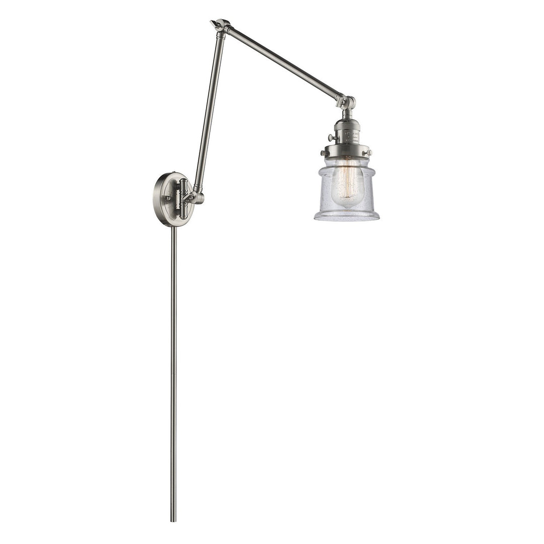 Innovations Lighting 238-SN-G184S-LED  Franklin Restoration Lamp Brushed Satin Nickel