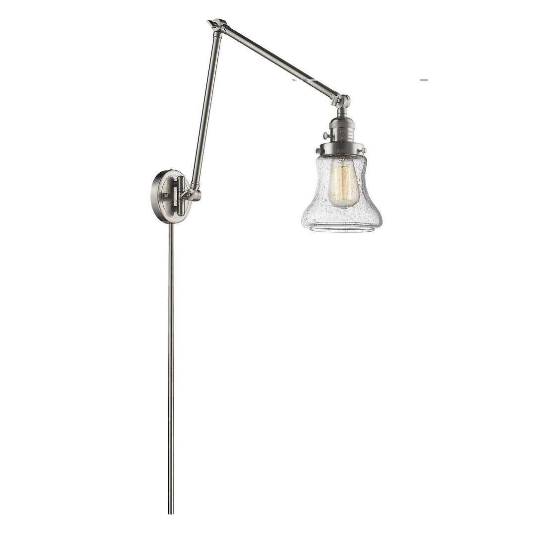 Innovations Lighting 238-SN-G194-LED  Franklin Restoration Lamp Brushed Satin Nickel