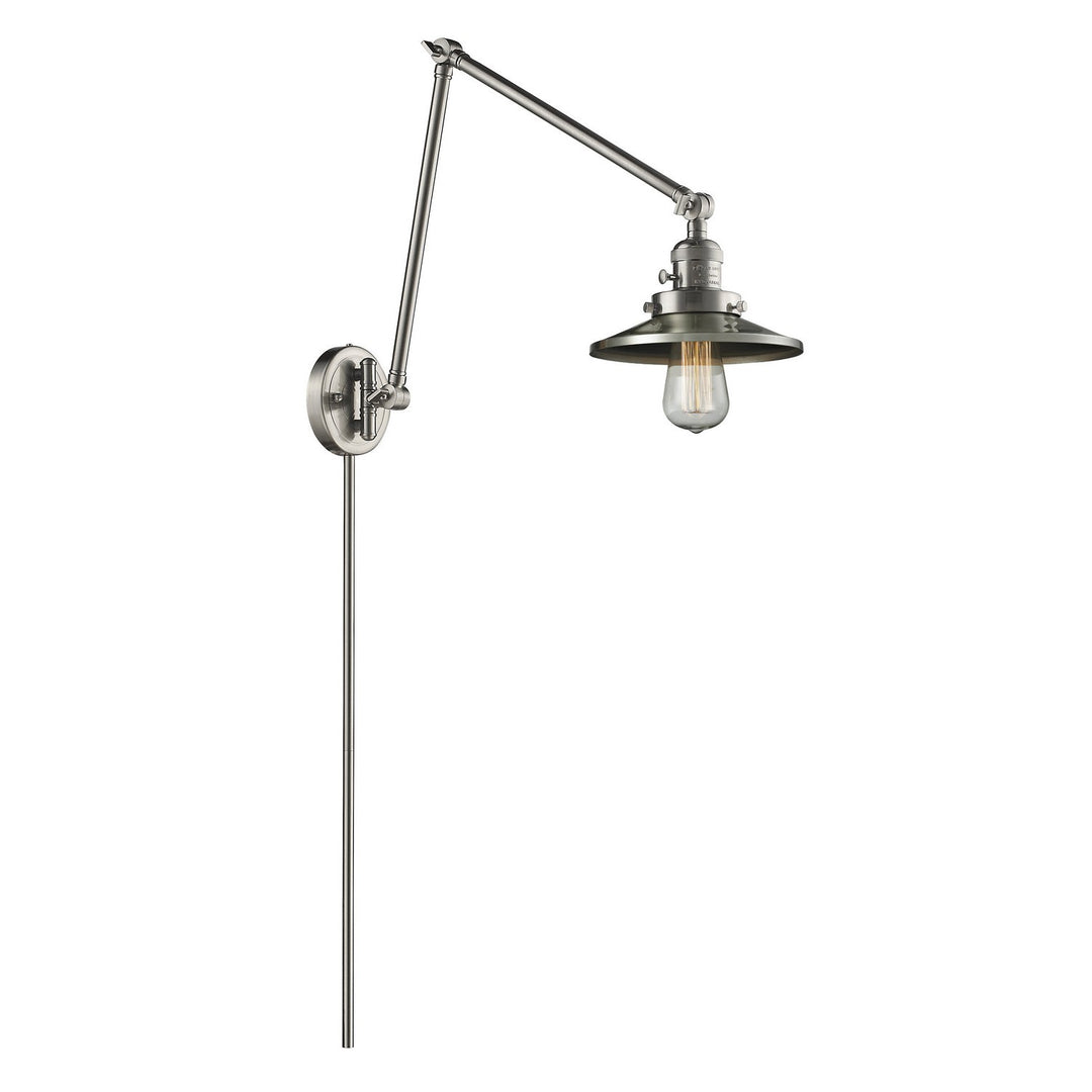Innovations Lighting 238-SN-M2-LED  Franklin Restoration Lamp Brushed Satin Nickel
