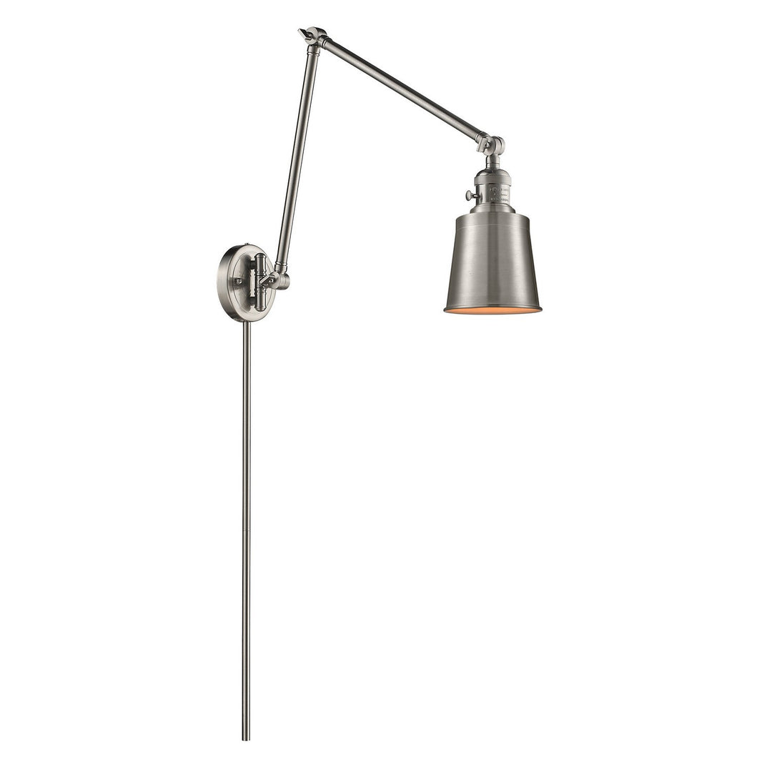 Innovations Lighting 238-SN-M9-SN  Franklin Restoration Lamp Brushed Satin Nickel