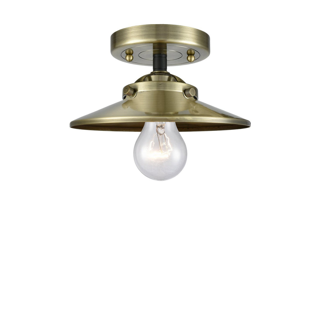 Innovations Nouveau 284-1C-BAB-M4-AB-LED Ceiling Light - Black Antique Brass