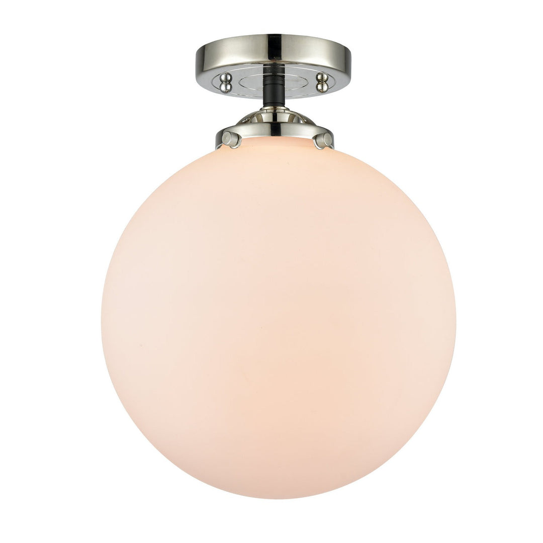 Innovations Nouveau 284-1C-BPN-G201-10 Ceiling Light - Black Polished Nickel