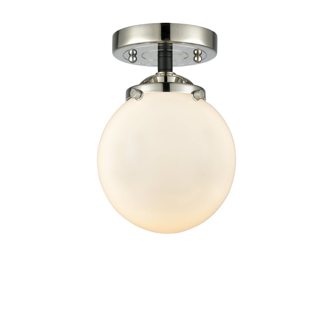 Innovations Nouveau 284-1C-BPN-G201-6-LED Ceiling Light - Black Polished Nickel