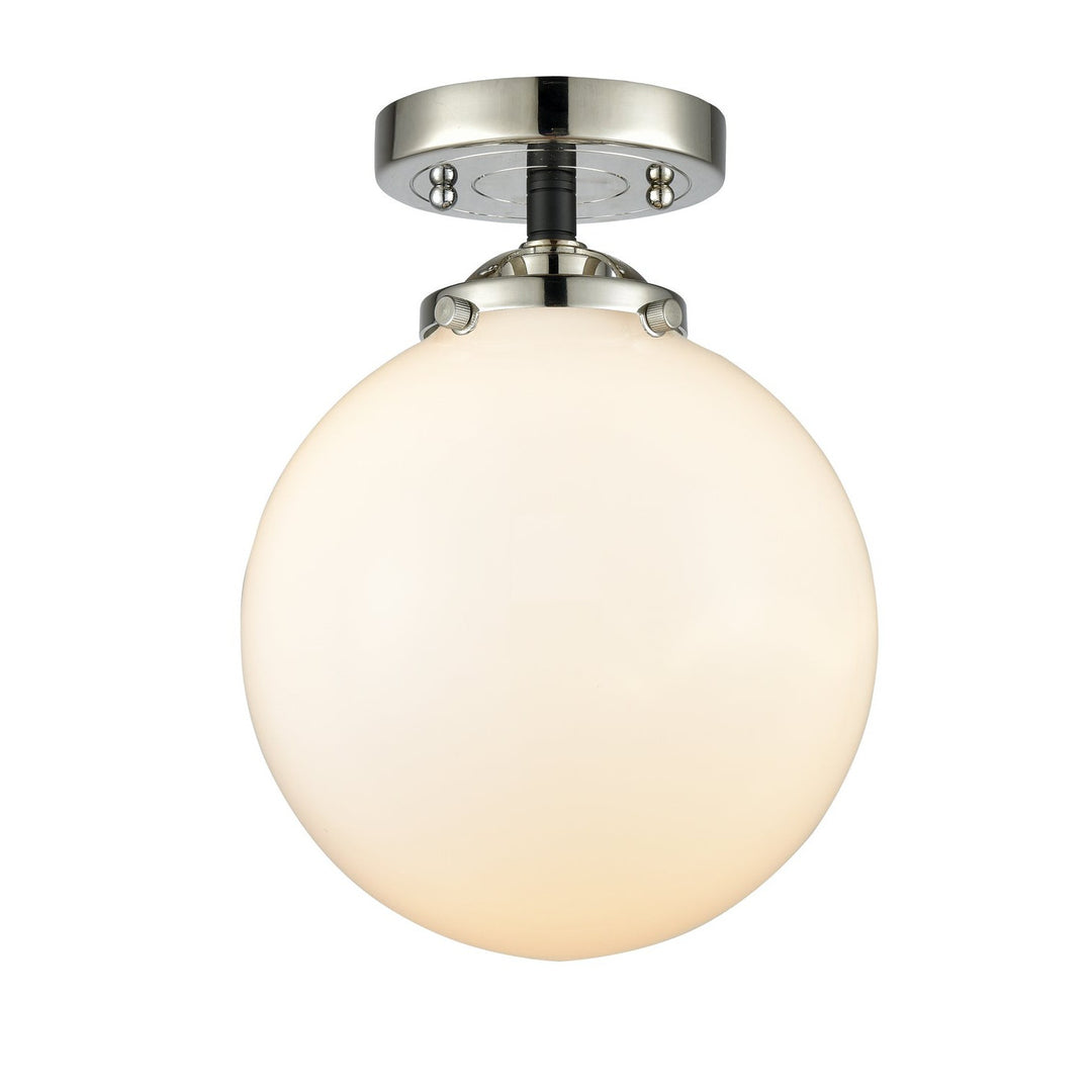 Innovations Nouveau 284-1C-BPN-G201-8 Ceiling Light - Black Polished Nickel