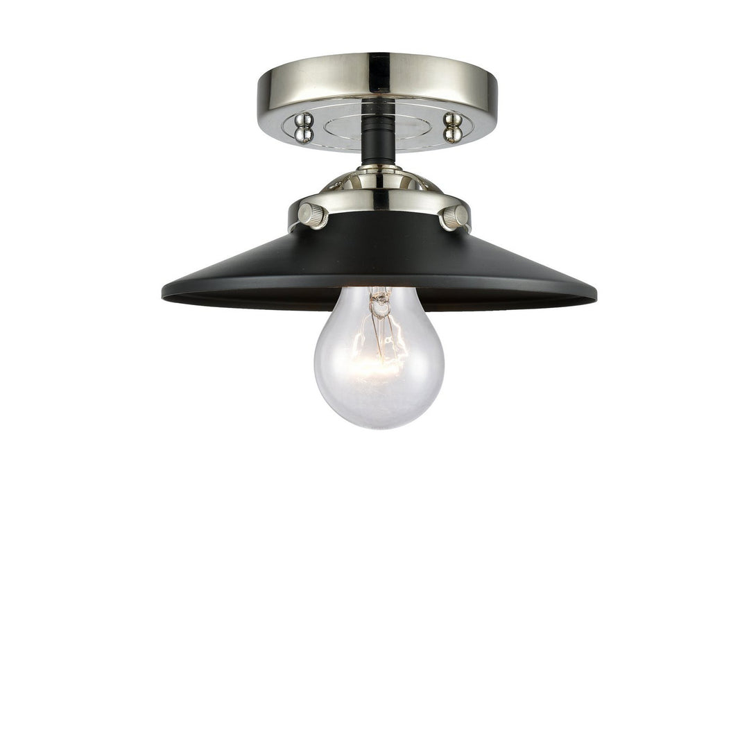 Innovations Nouveau 284-1C-BPN-M6-BK Ceiling Light - Black Polished Nickel
