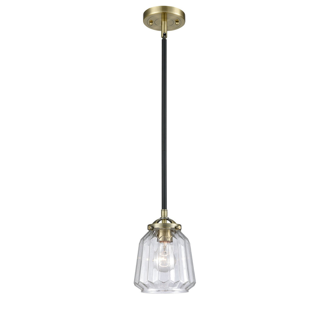 Innovations Nouveau 284-1S-BAB-G142-LED Pendant Light - Black Antique Brass