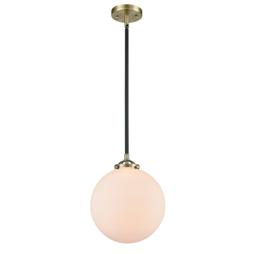 Innovations Nouveau 284-1S-BAB-G201-10 Pendant Light - Black Antique Brass
