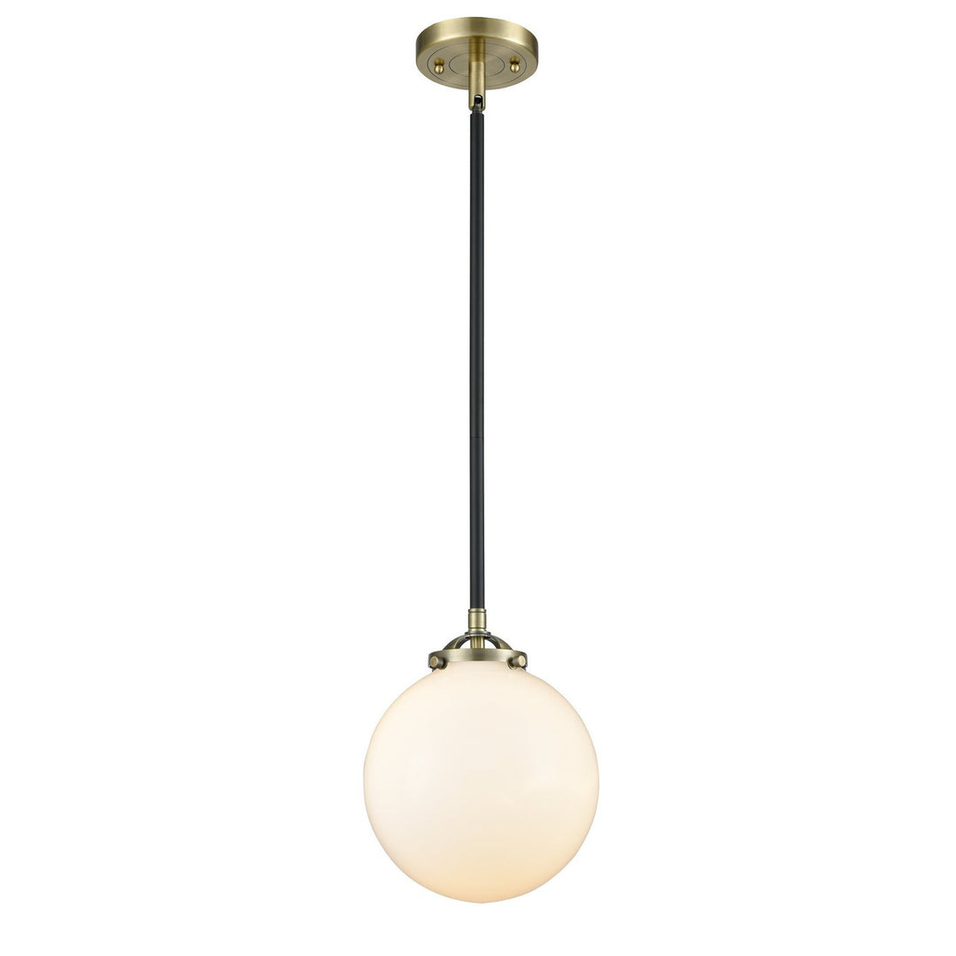 Innovations Nouveau 284-1S-BAB-G201-8-LED Pendant Light - Black Antique Brass