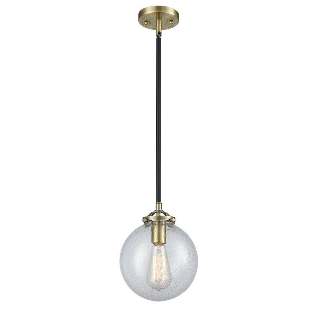 Innovations Nouveau 284-1S-BAB-G204-8-LED Pendant Light - Black Antique Brass