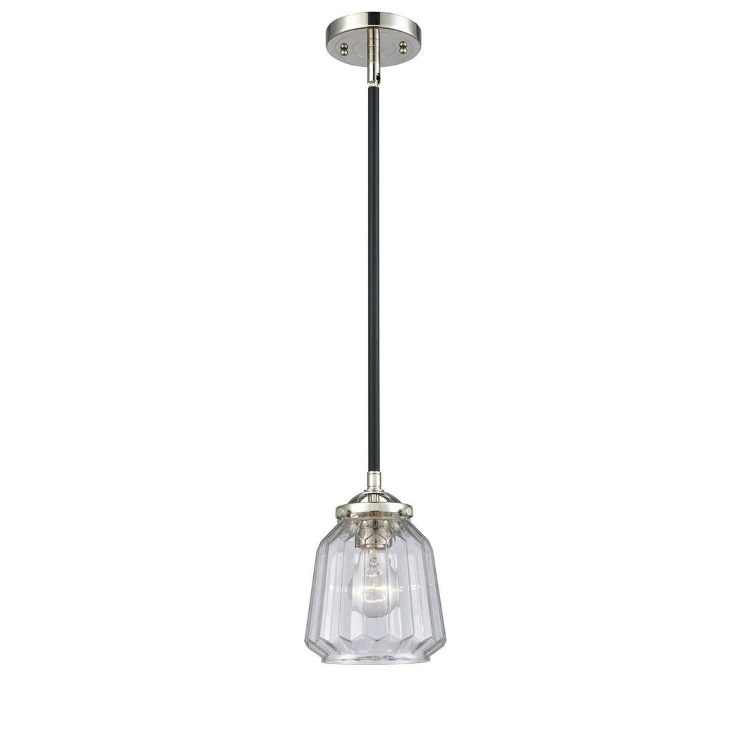 Innovations Nouveau 284-1S-BPN-G142-LED Pendant Light - Black Polished Nickel