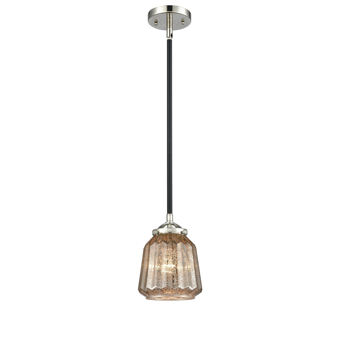 Innovations Nouveau 284-1S-BPN-G146-LED Pendant Light - Black Polished Nickel