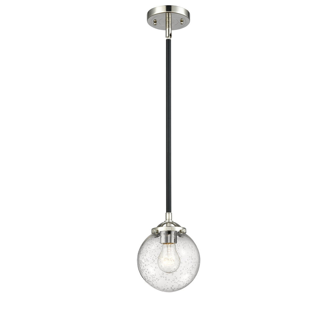 Innovations Nouveau 284-1S-BPN-G204-6-LED Pendant Light - Black Polished Nickel