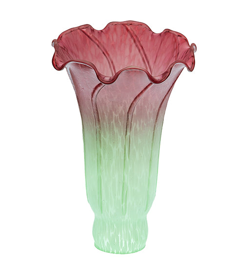 Meyda Tiffany Lighting 124700 Seafoam/Cranberry Shade Lamp Shade Two-Tone