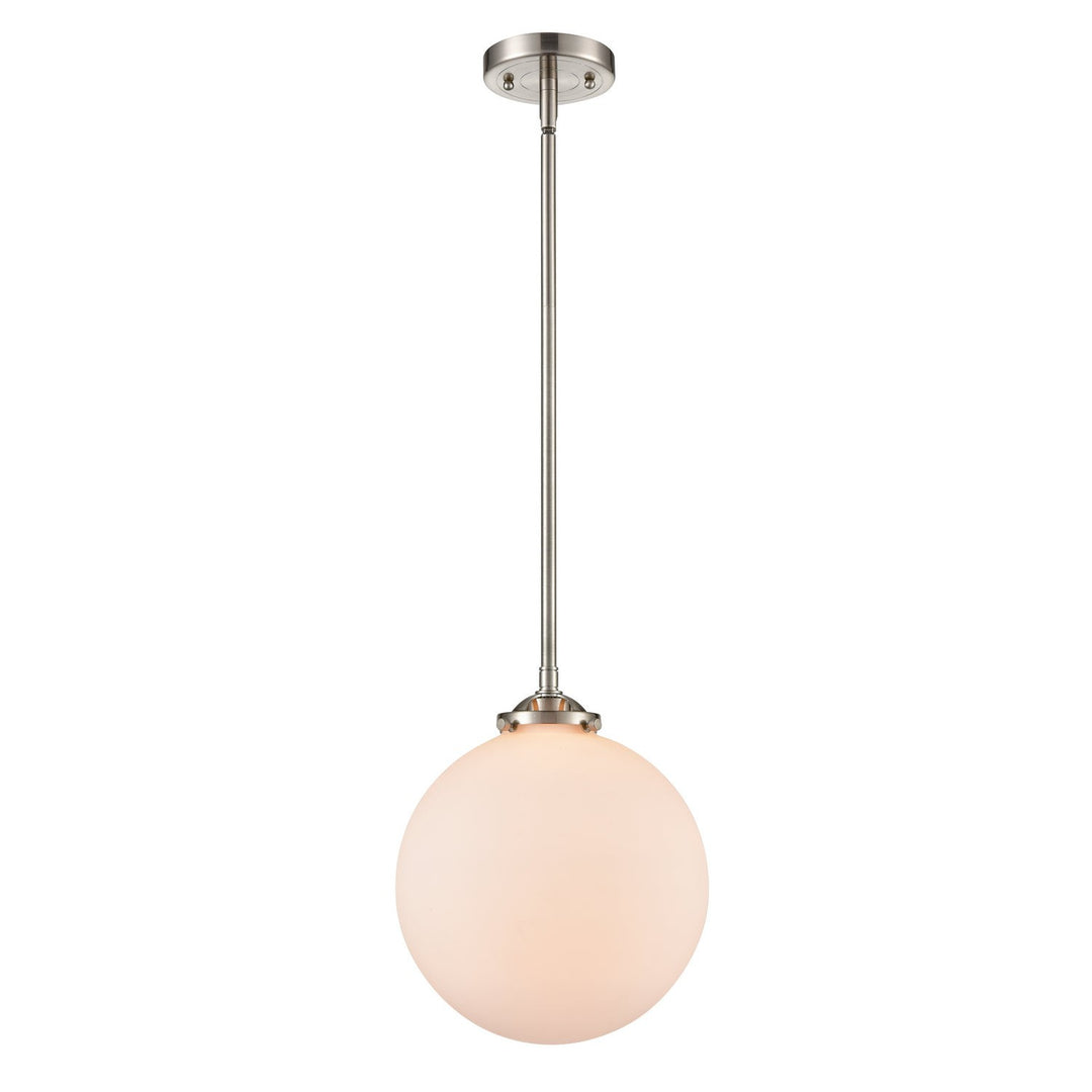 Innovations Nouveau 284-1S-SN-G201-10-LED Pendant Light - Brushed Satin Nickel