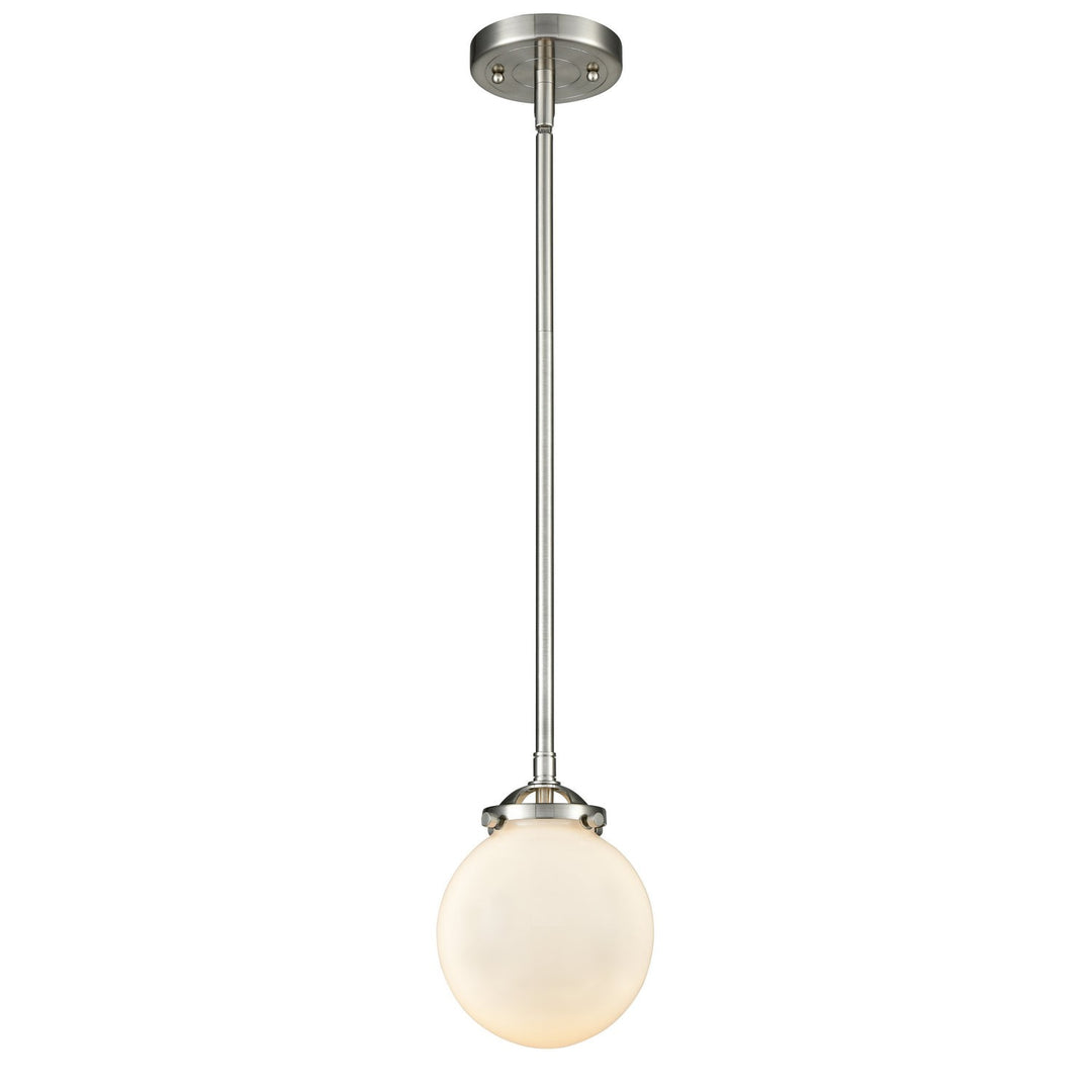 Innovations Nouveau 284-1S-SN-G201-6-LED Pendant Light - Brushed Satin Nickel