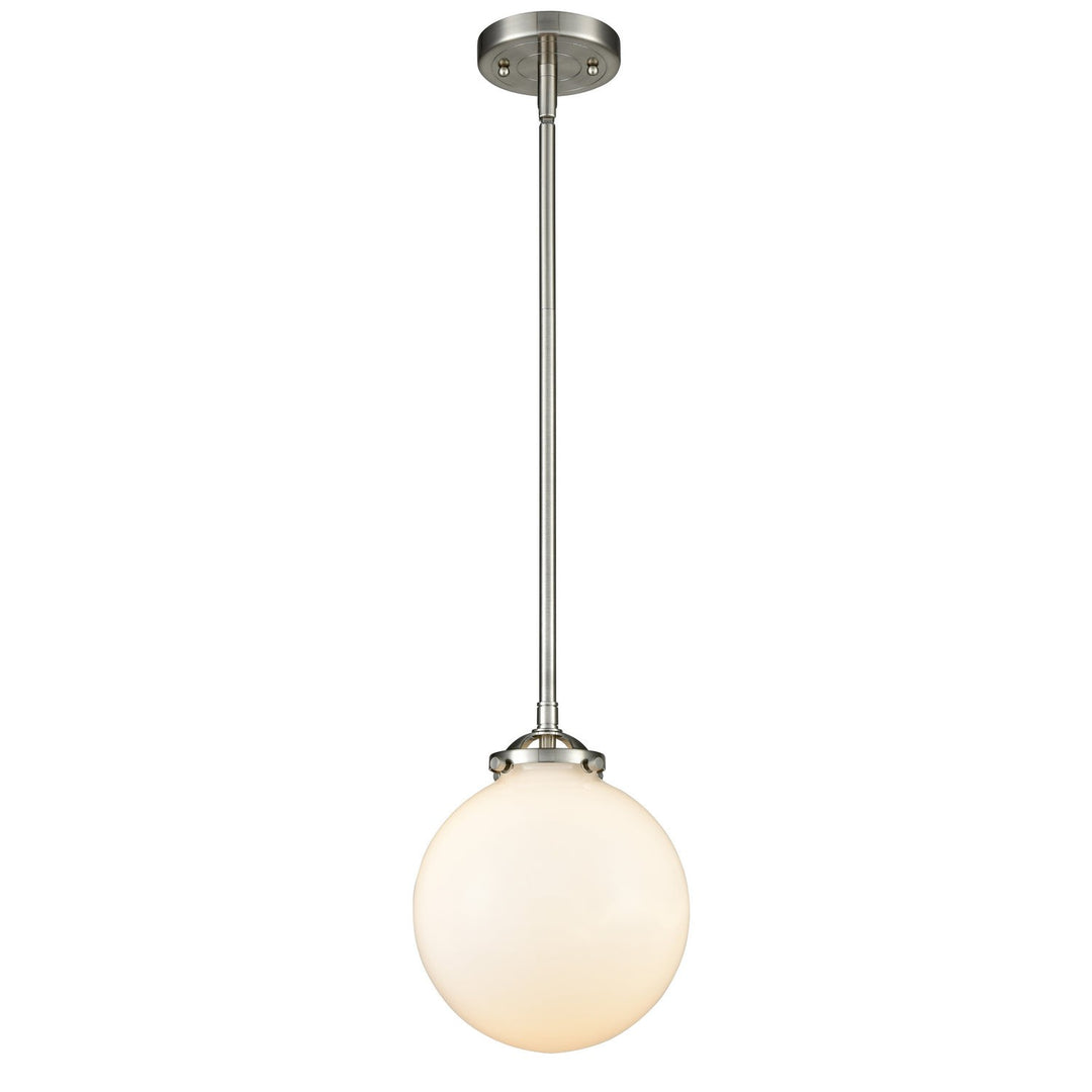 Innovations Nouveau 284-1S-SN-G201-8-LED Pendant Light - Brushed Satin Nickel