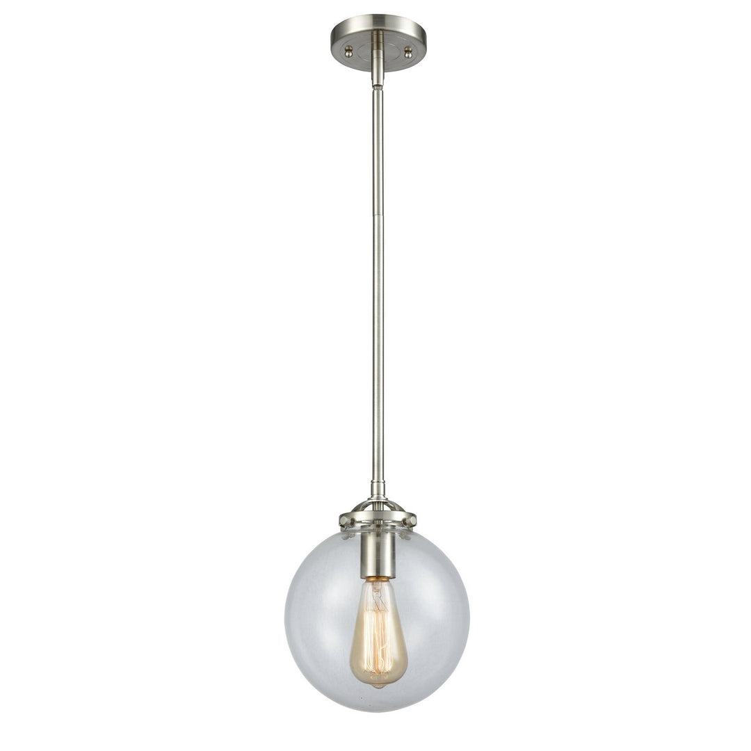 Innovations Nouveau 284-1S-SN-G202-8 Pendant Light - Brushed Satin Nickel