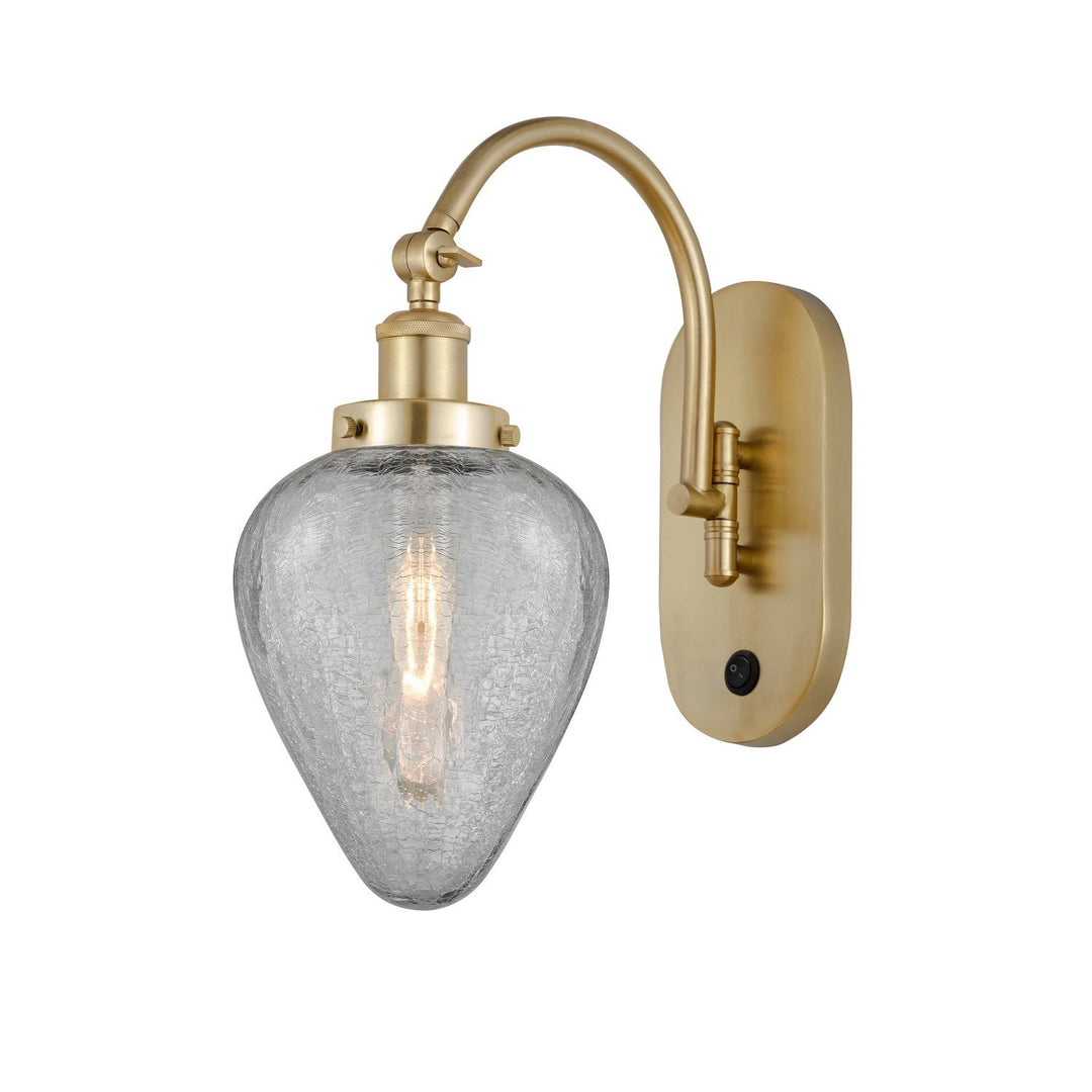 Innovations Franklin Restoration 918-1W-SG-G165-LED Wall Sconce Light - Satin Gold