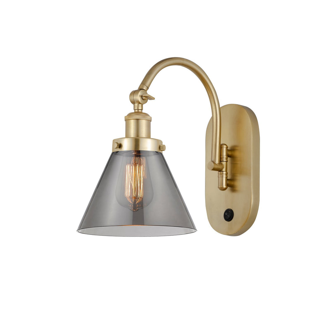 Innovations Franklin Restoration 918-1W-SG-G43-LED Wall Sconce Light - Satin Gold