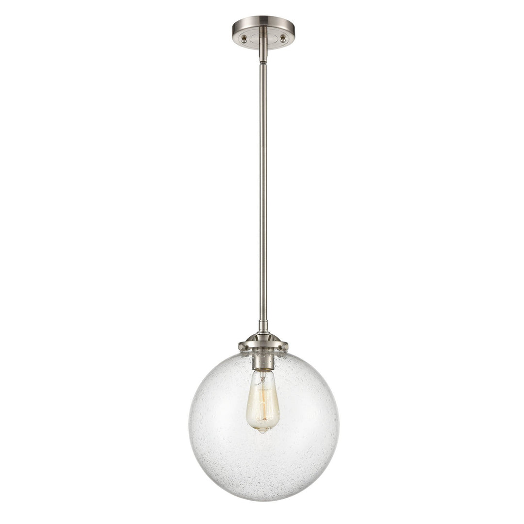 Innovations Nouveau 284-1S-SN-G204-10-LED Pendant Light - Brushed Satin Nickel
