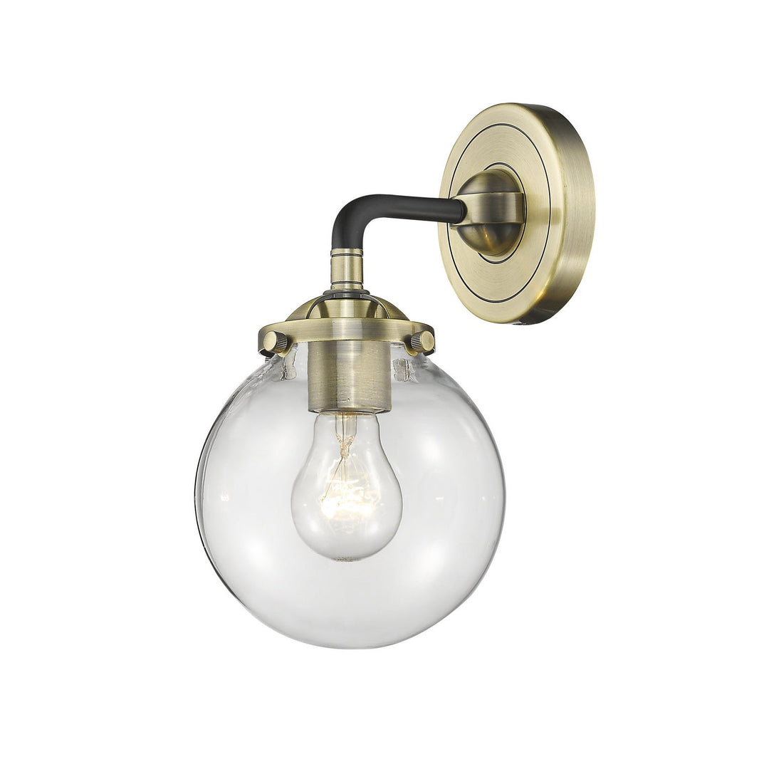 Innovations Nouveau 284-1W-BAB-G202-6 Wall Sconce Light - Black Antique Brass