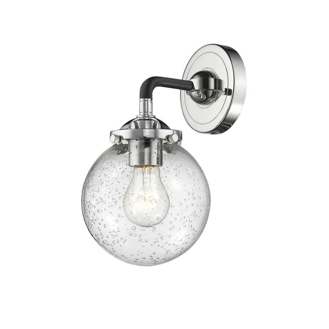Innovations Nouveau 284-1W-BPN-G204-6-LED Wall Sconce Light - Black Polished Nickel