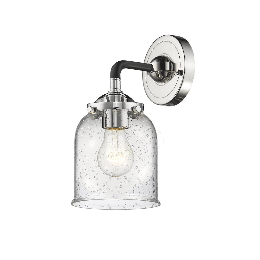 Innovations Nouveau 284-1W-BPN-G54-LED Wall Sconce Light - Black Polished Nickel