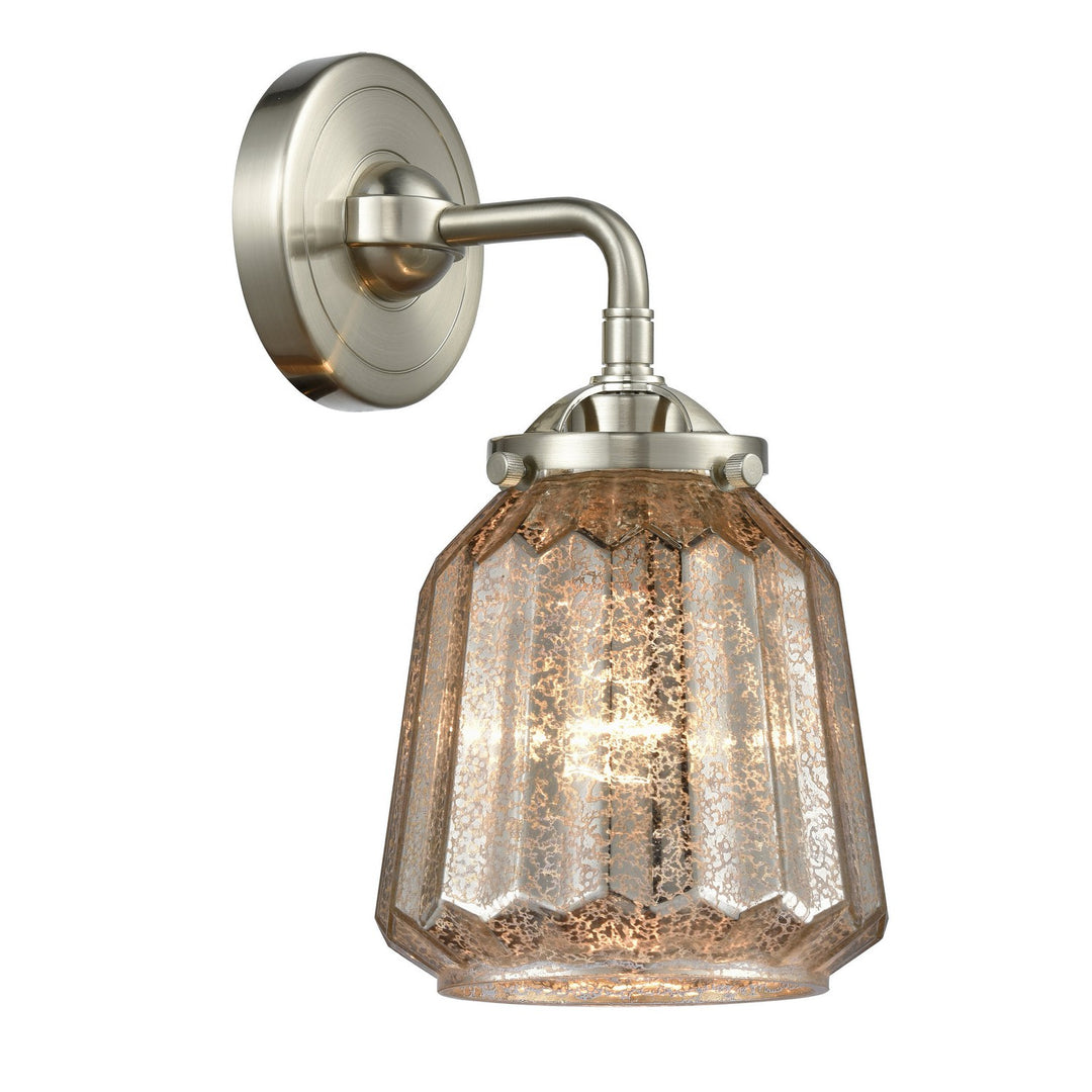 Innovations Nouveau 284-1W-SN-G146-LED Wall Sconce Light - Brushed Satin Nickel